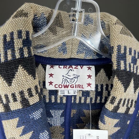 Crazy Cowgirl Western Vest Size Large - Picture 4 of 4